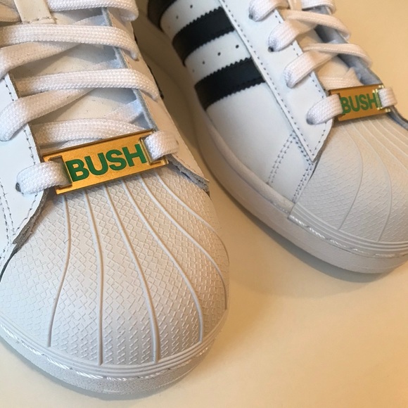 COPY - Size 8.5 - adidas Superstar White Black 2014 Rare Snoop Dogg Bush - Picture 13 of 13